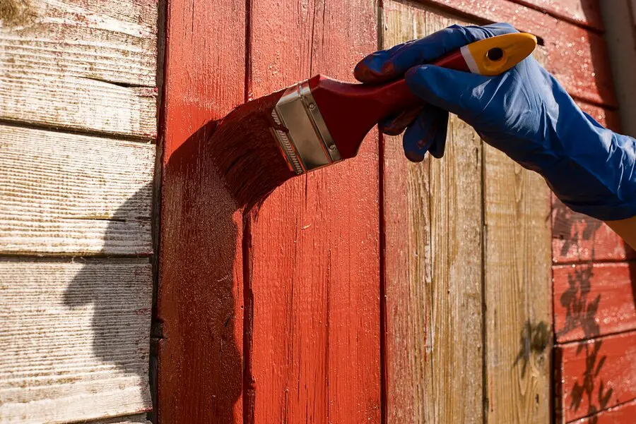 paint blistering