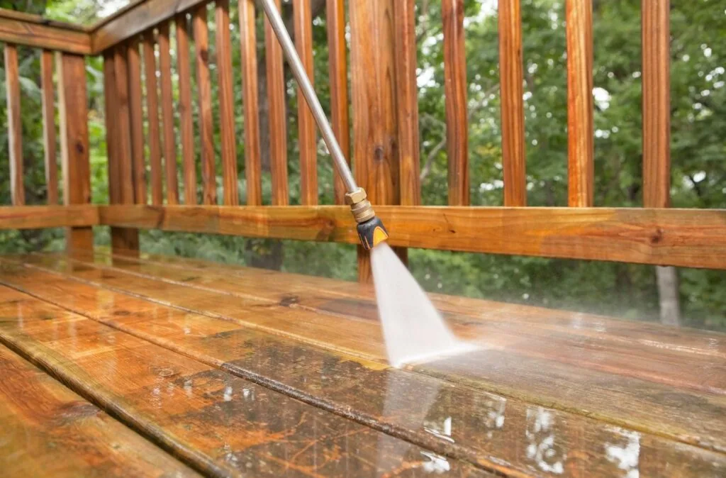 deck cleaning