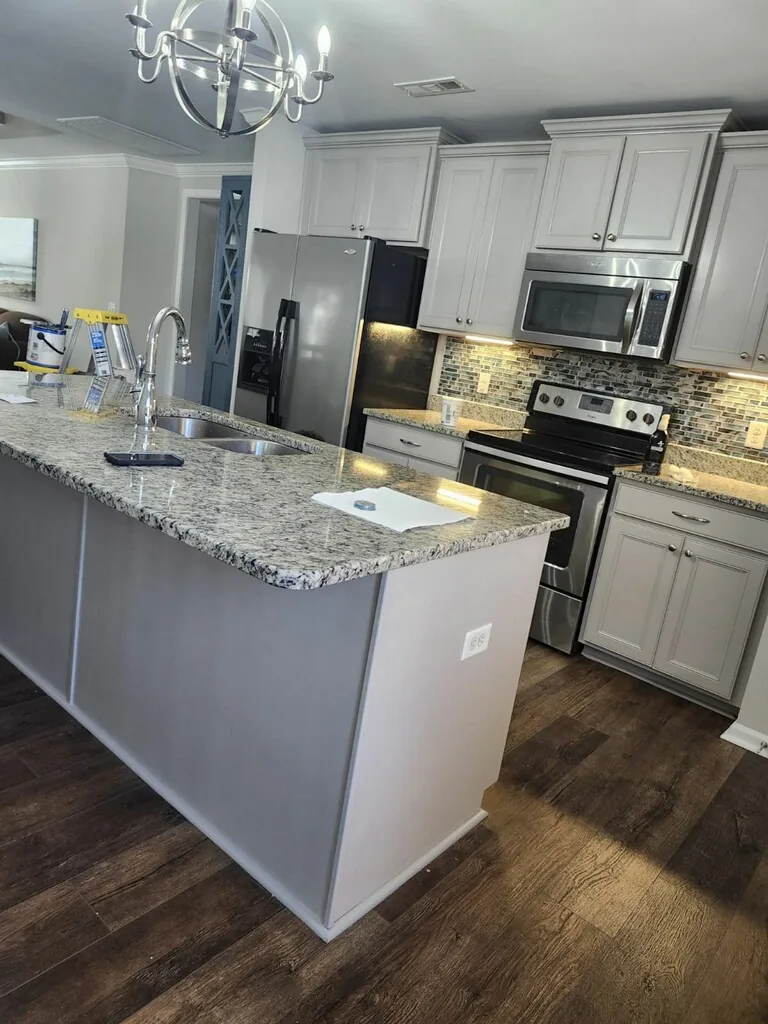 interior kitchen cabinet painting